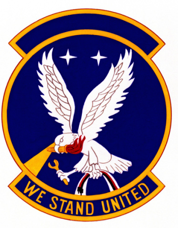Coat of arms (crest) of the 323rd Consolidated Aircraft Maintenance Squadron, US Air Force