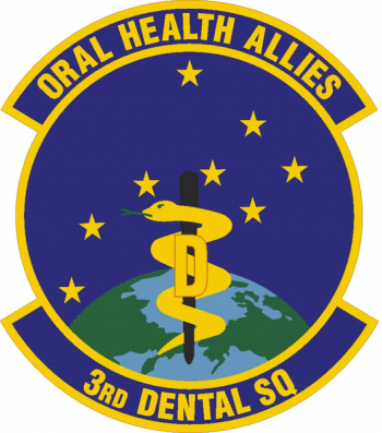 Coat of arms (crest) of the 3rd Dental Squadron, US Air Force