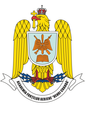 Coat of arms (crest) of the Air Force Academy Henri Coandă, Romanian Air Force