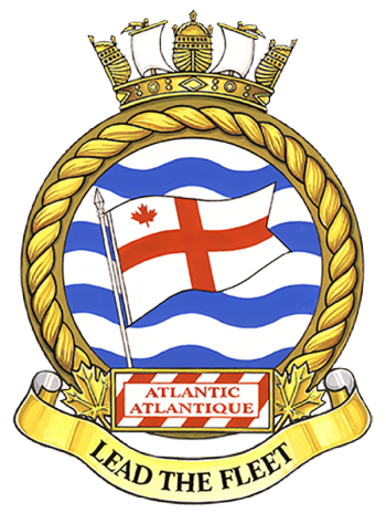 Coat of arms (crest) of the Canadian Fleet Atlantic Headquarters, Royal Canadian Navy