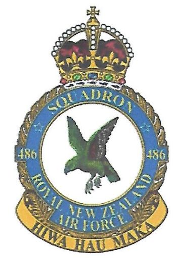 Coat of arms (crest) of the No 486 Squadron, RNZAF