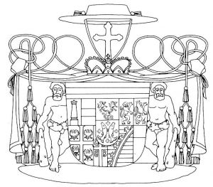 Arms (crest) of Wilhelm Florentin von Salm-Salm