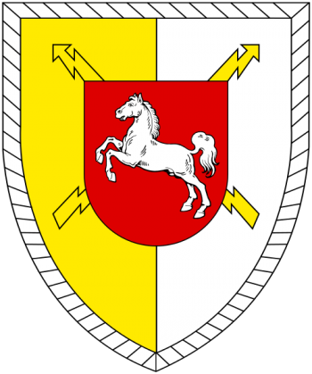 Coat of arms (crest) of the Signal Battalion 1, German Army