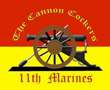Coat of arms (crest) of the 11th Marine Regiment, USMC