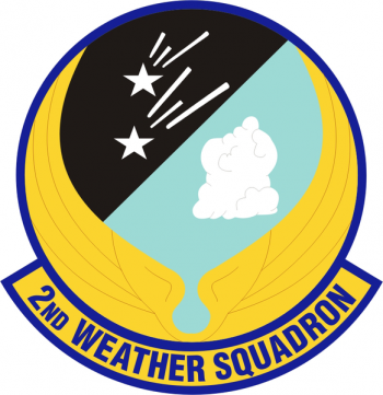 Coat of arms (crest) of 2nd Weather Squadron, US Air Force
