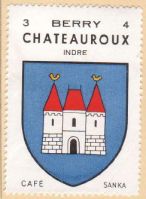 Blason de Châteauroux/Arms (crest) of Châteauroux