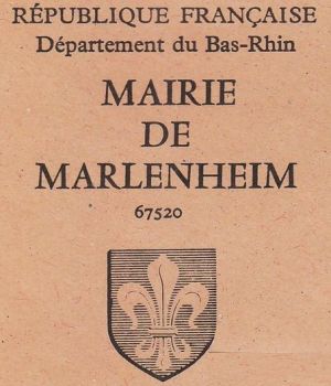 Blason de Marlenheim/Coat of arms (crest) of {{PAGENAME