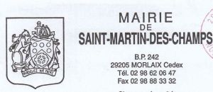 Blason de Saint-Martin-des-Champs (Finistère)