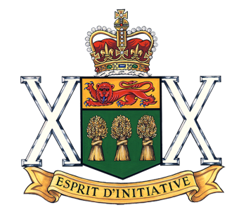 Coat of arms (crest) of the The Saskatchewan Dragoons, Canadian Army