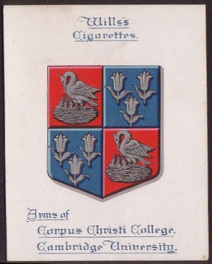 Arms of Corpus Christi College (Cambridge University)
