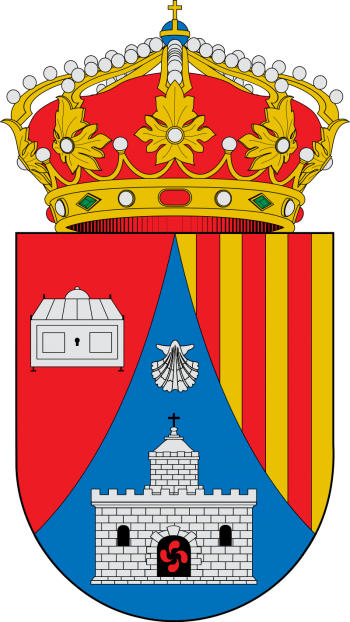 Escudo de Castiello de Jaca/Arms (crest) of Castiello de Jaca