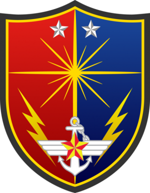 Coat of arms (crest) of the ROK Defence Communications Command, South Korea