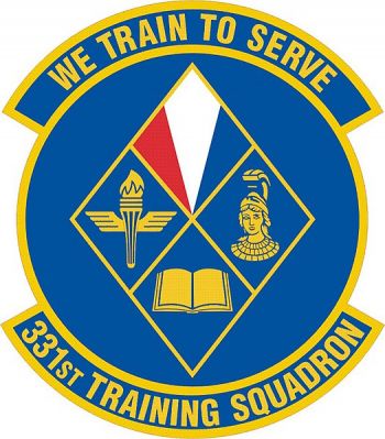 Coat of arms (crest) of the 331st Training Squadron, US Air Force