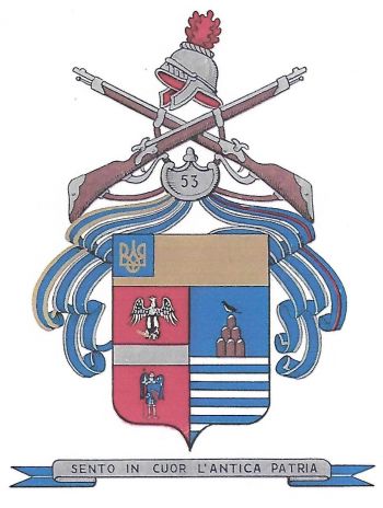 Coat of arms (crest) of the 53rd Infantry Regiment Umbria, Italian Army
