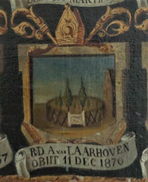 Arms (crest) of Andreas van Laarhoven