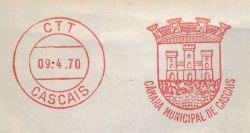 Brasão de Cascais/Arms (crest) of CascaisPostal cancellation