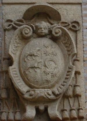 Arms (crest) of Cristóbal de Lobera y Torres