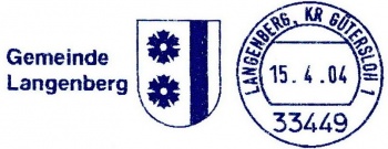 Wappen von Langenberg (Gütersloh)/Coat of arms (crest) of Langenberg (Gütersloh)