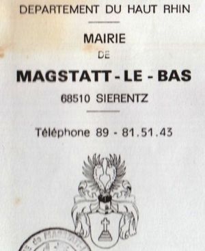 Blason de Magstatt-le-Bas