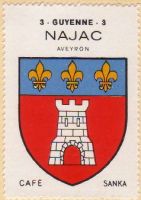 Blason de Najac/Arms (crest) of Najac
