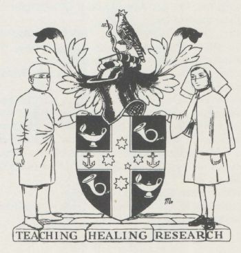 Arms (crest) of Royal Victorian Eye and Ear Hospital
