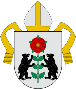 Arms (crest) of Diocese of Santa Rosa de Osos