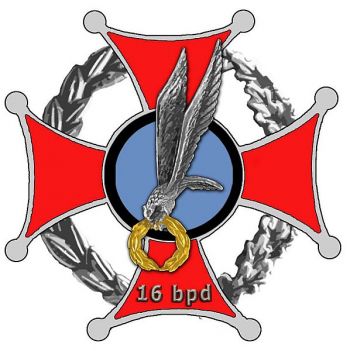 Coat of arms (crest) of 16th Airborne Battalion Brigadier General Marian Zdrzałka, Polish Army