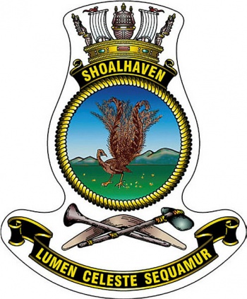Coat of arms (crest) of the HMAS Shoalhaven, Royal Australian Navy