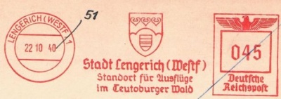 Wappen von Lengerich (Westfalen)/Coat of arms (crest) of Lengerich (Westfalen)