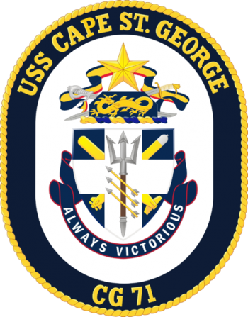 Coat of arms (crest) of Cruiser USS Cape St George