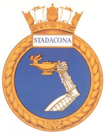 Coat of arms (crest) of the HMCS Stadacona, Royal Canadian Navy