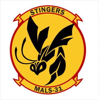 Coat of arms (crest) of MALS-31 Stingers, USMC