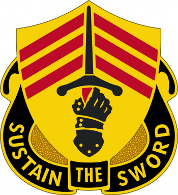 Coat of arms (crest) of 143rd Support Battalion, Connecticut Army National Guard