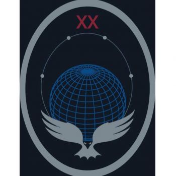 Coat of arms (crest) of the 20th Space Control Squadron, US Space Force