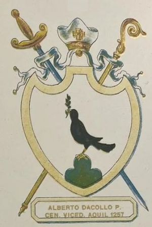 Arms (crest) of Alberto da Collo
