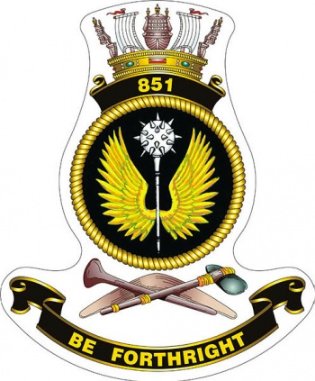 Coat of arms (crest) of the No 851 Squadron, Royal Australian Navy