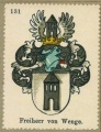 Wappen Freiherr von Wenge