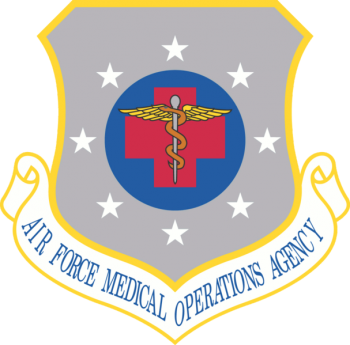 Coat of arms (crest) of the Air Force Medical Operations Agency, US Air Force