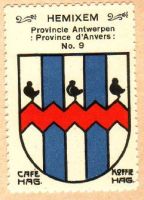 Wapen van Hemiksem/Arms (crest) of Hemiksem