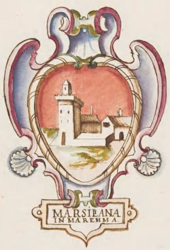 Stemma di Marsiliana/Arms (crest) of Marsiliana