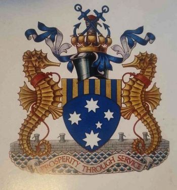 Arms (crest) of Melbourne Harbour Trust Commissioners