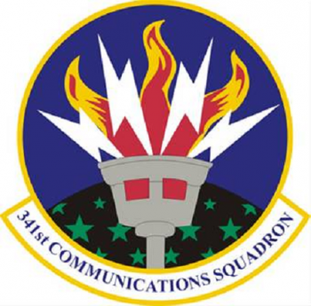 Coat of arms (crest) of the 341st Communications Squadron, US Air Force