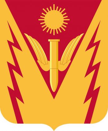 Coat of arms (crest) of the 88th Airborne Antiaircraft Artillery Battalion, US Army