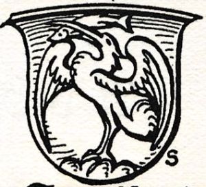 Arms (crest) of Engelbert Fischer (Abbot of Aldersbach)