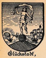 Wappen von Glückstadt/Arms (crest) of Glückstadt