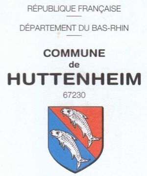Blason de Huttenheim (Bas-Rhin)/Coat of arms (crest) of {{PAGENAME