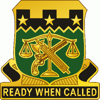 Arms of 105th Military Police Battalion, North Carolina Army National Guard