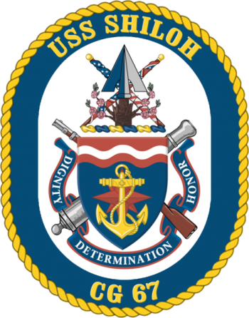 Coat of arms (crest) of Cruiser USS Shiloh