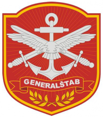 Coat of arms (crest) of General Staff, Armed Forces of Montenegro