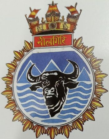 Blason de INS Nilgiri, Indian Navy/Arms (crest) of INS Nilgiri, Indian Navy